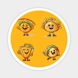 kawaii Taco cehees T-Shirt cute potatofood funny Magnet